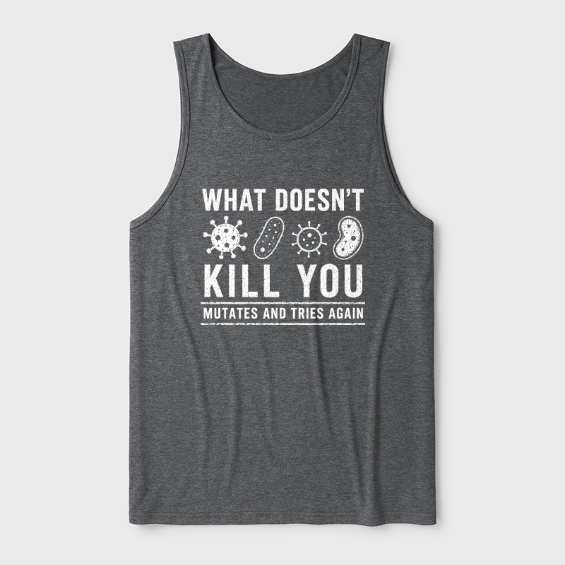 What Doesn't Kill You Mutates And Tries Again Science Ultra Soft Heather Tank