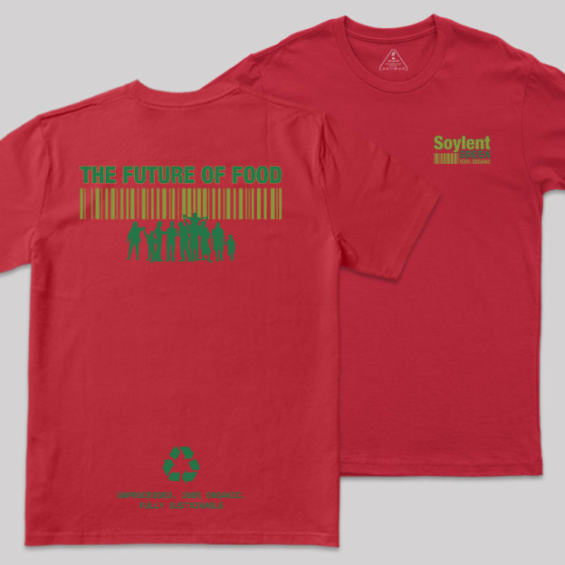 Soylent Green Front and Back Printing Geek T-Shirt