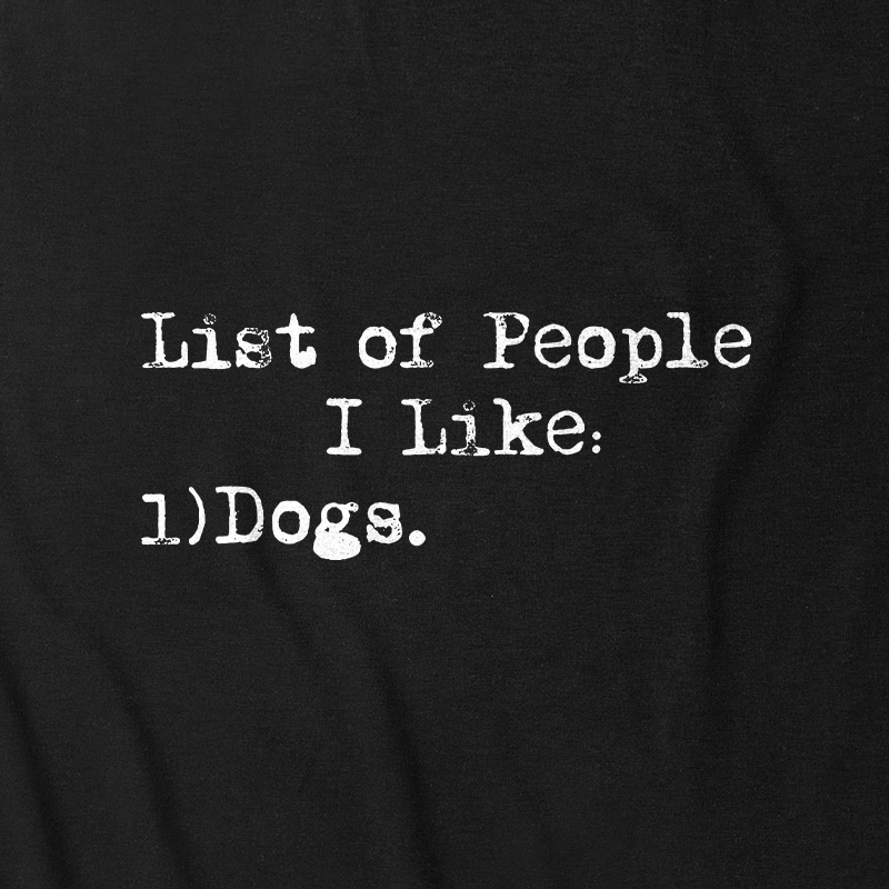 List Of People I Like Ultra Soft Heather Tank