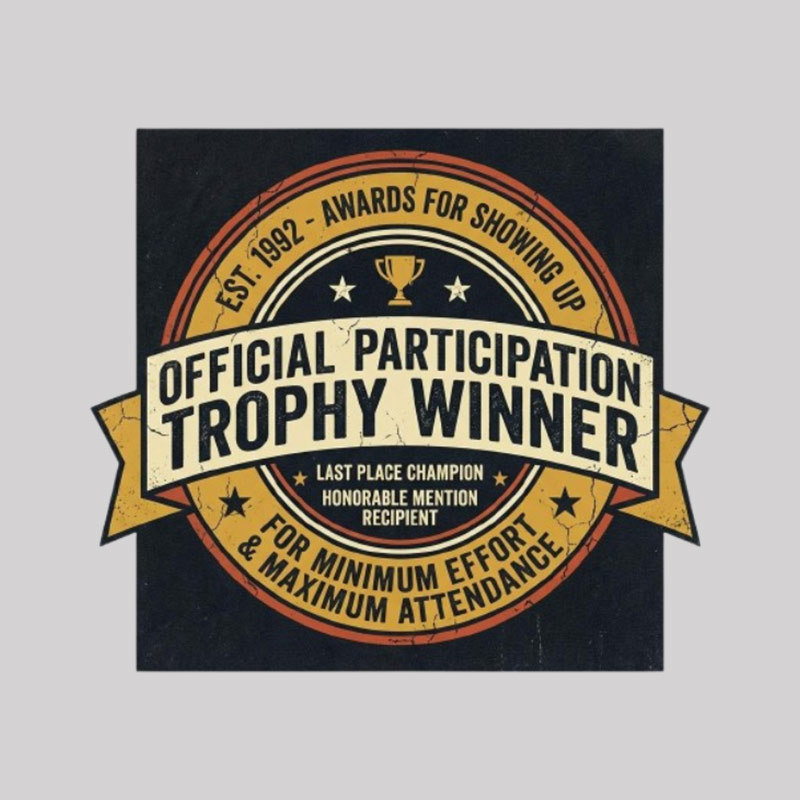 Participation Award Club Geek T-Shirt