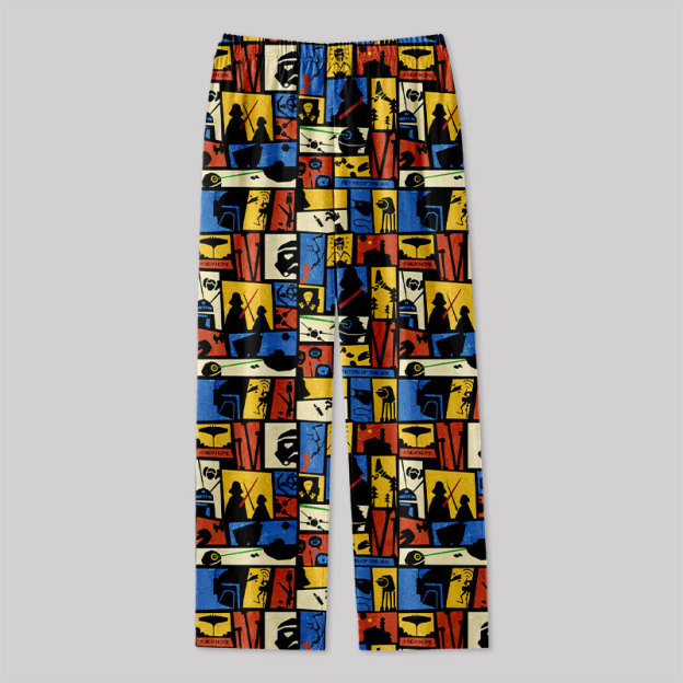 Sci-fi Silhouette Painting Geek Loungewear Pants