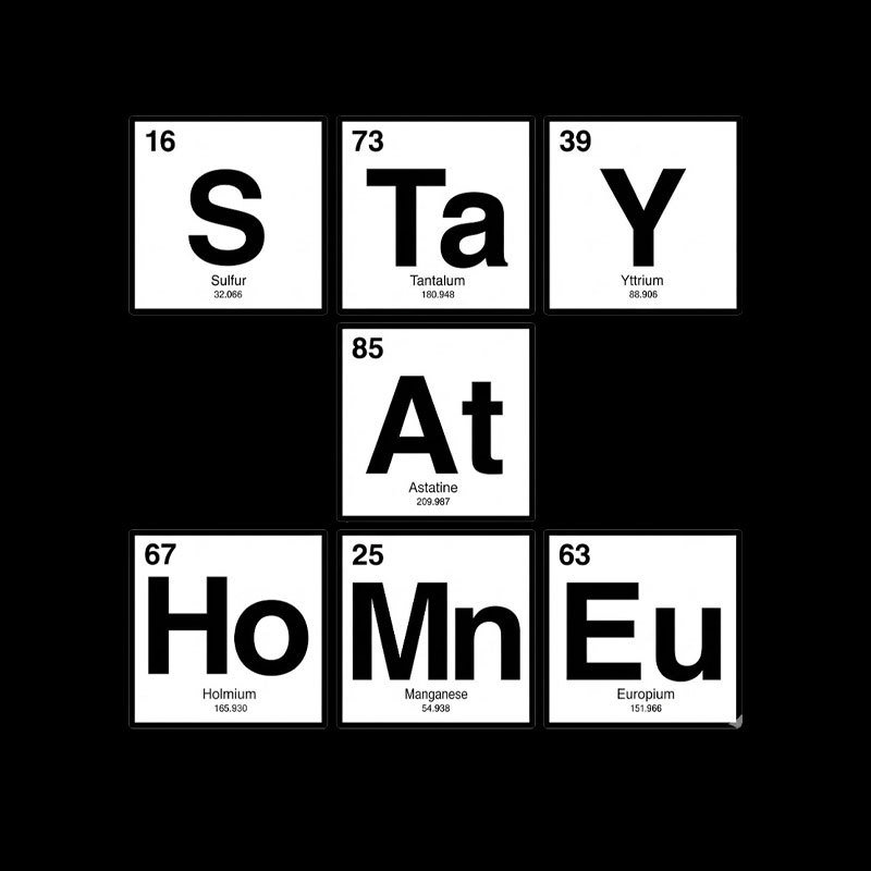 Periodic Stay-at-Home Geek T-Shirt