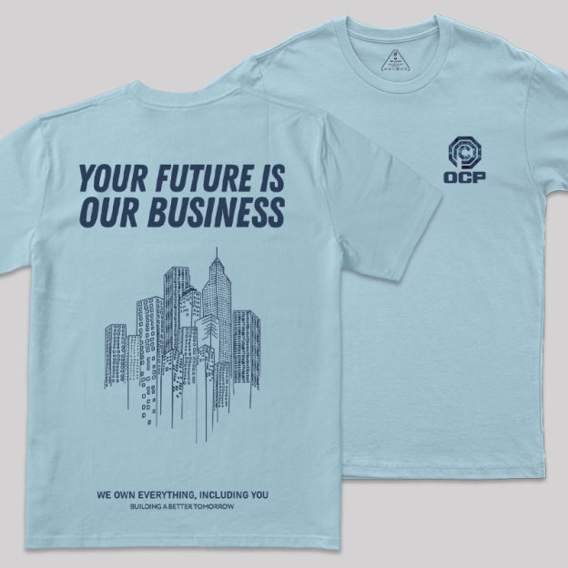 Robocop OCP Front and Back Printing Geek T-Shirt