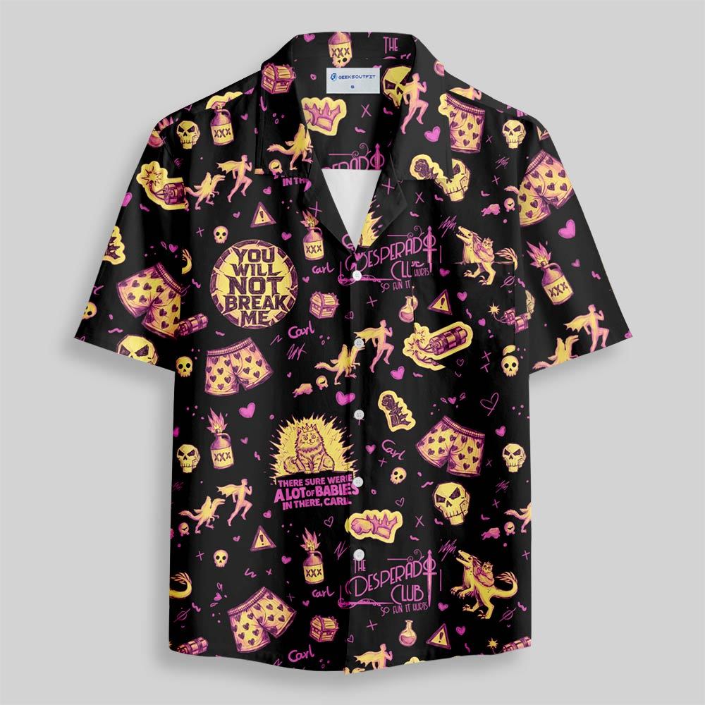 Geeksoutfit Off-World Relic Button Up Pocket Shirt for Sale