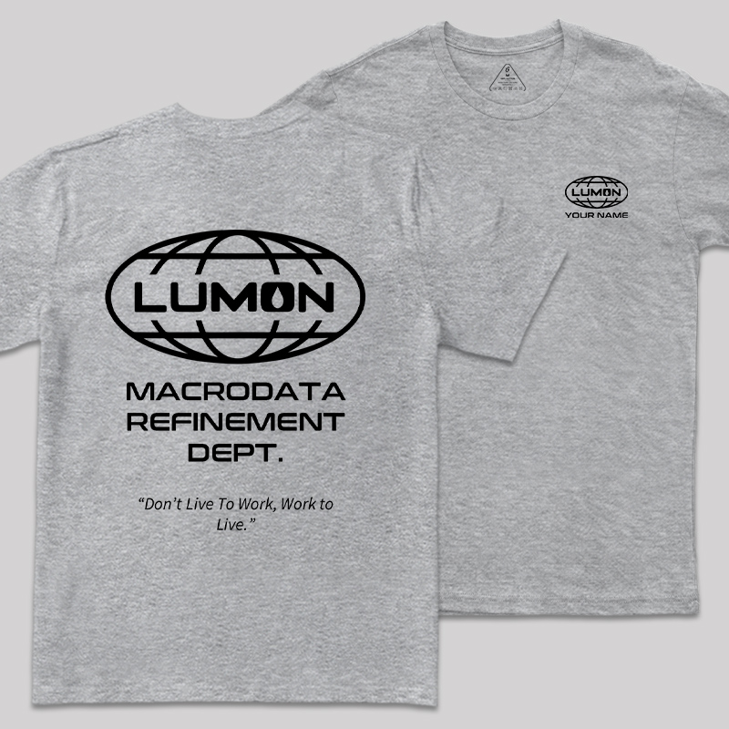 Personalized Lumon Scifi Front and Back Printing Geek T-Shirt