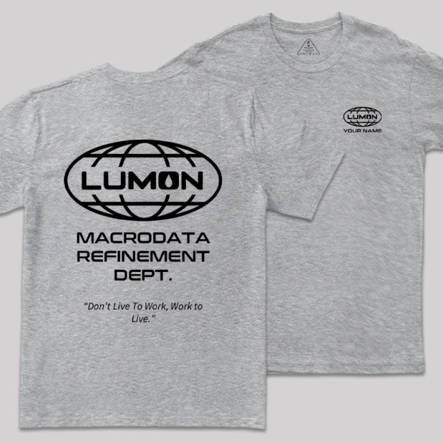 Personalized Lumon Scifi Front and Back Printing Geek T-Shirt