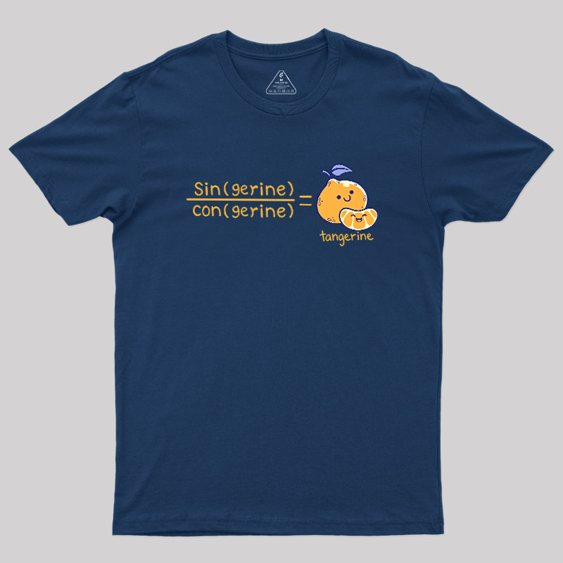Tangerine Math Pun Geek T-Shirt