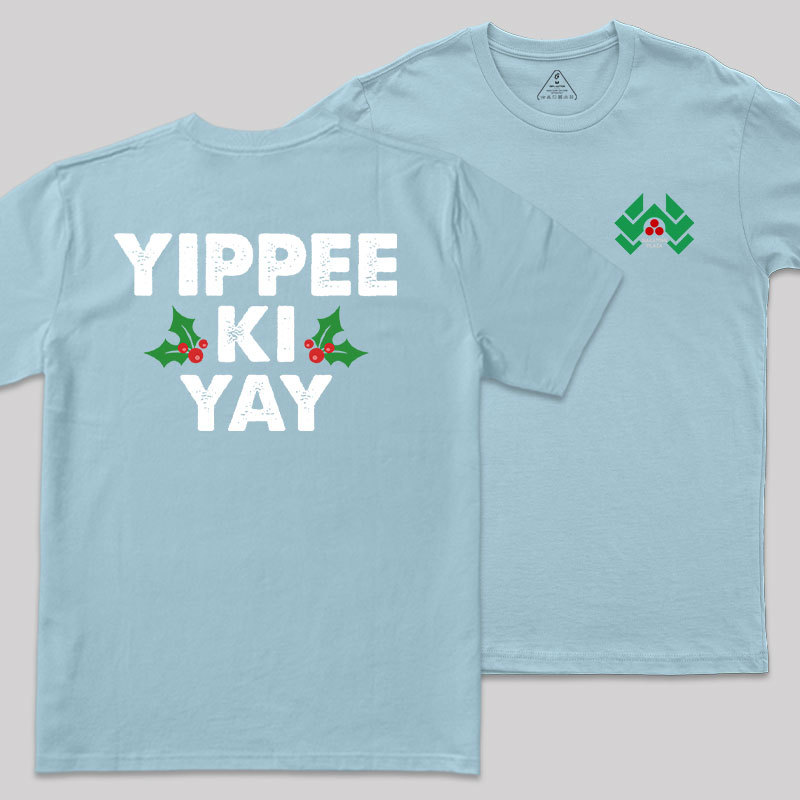 Yippee Ki Yay Front and Back Printed Geek T-Shirt