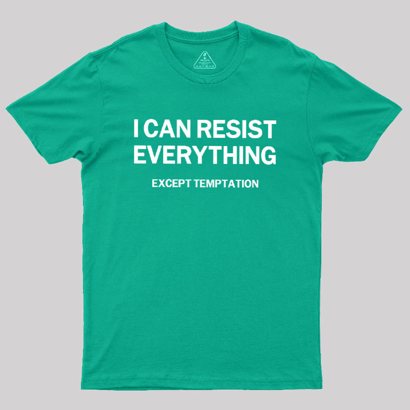 Except Temptation Geek T-Shirt