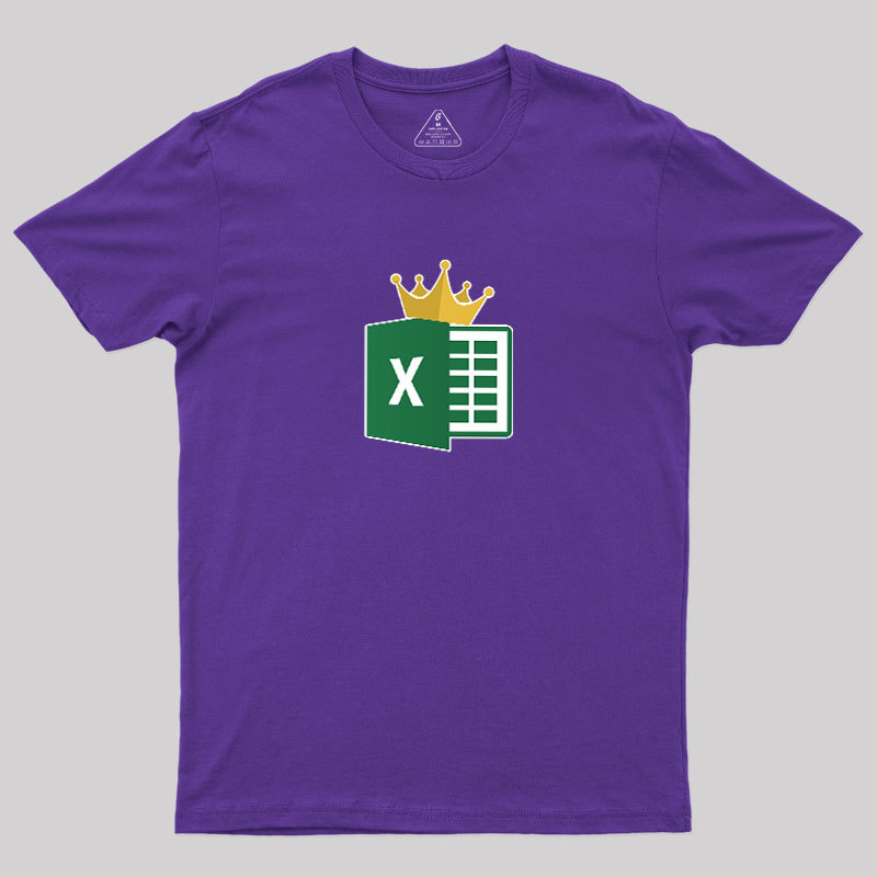 Crowned Excel Geek T-Shirt