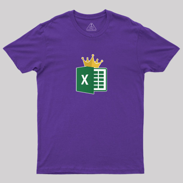 Crowned Excel Geek T-Shirt