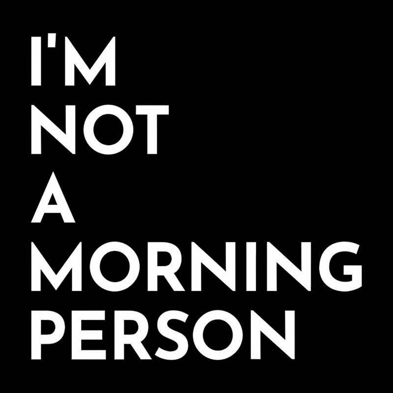 I Am Not A Morning People Geek T-Shirt