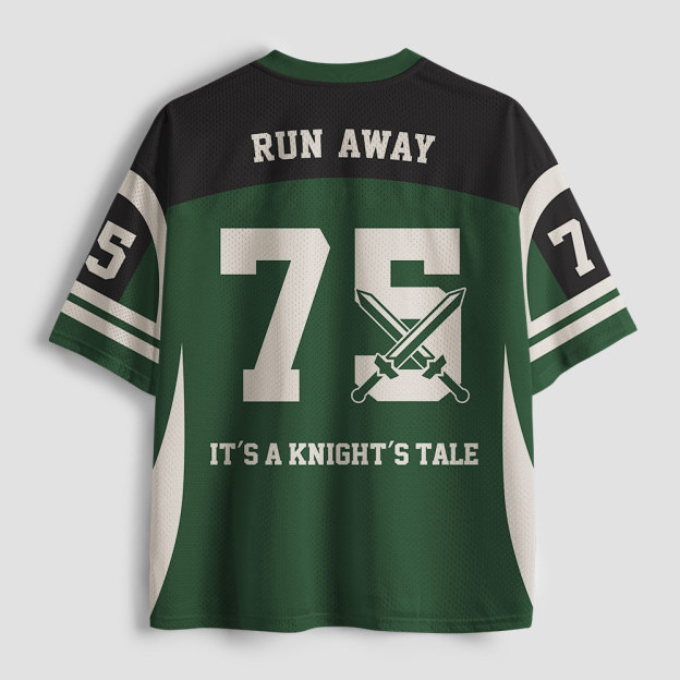 Run Away The Killer Rabbit Geek Mesh Jersey