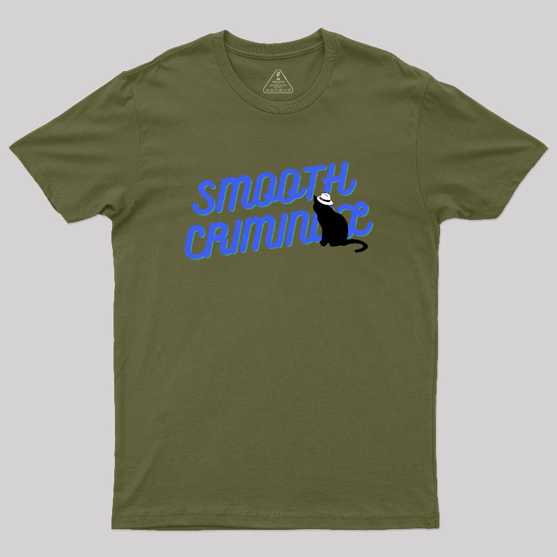 Smooth Criminal Cat Geek T-Shirt