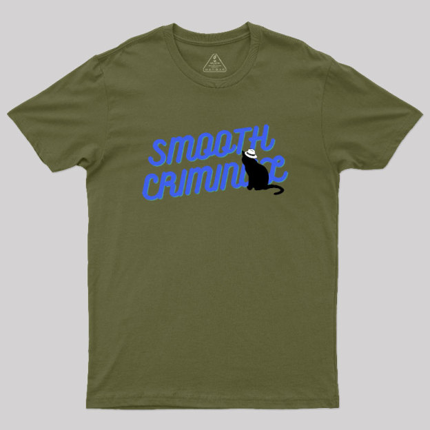 Smooth Criminal Cat Geek T-Shirt
