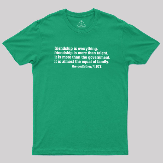 The Godfather quote Geek T-Shirt