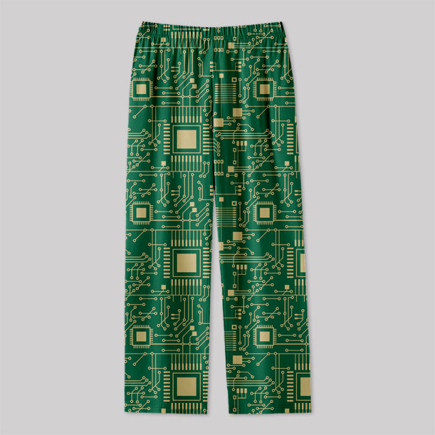 Technology Sense Circuit Board Geek Loungewear Pants