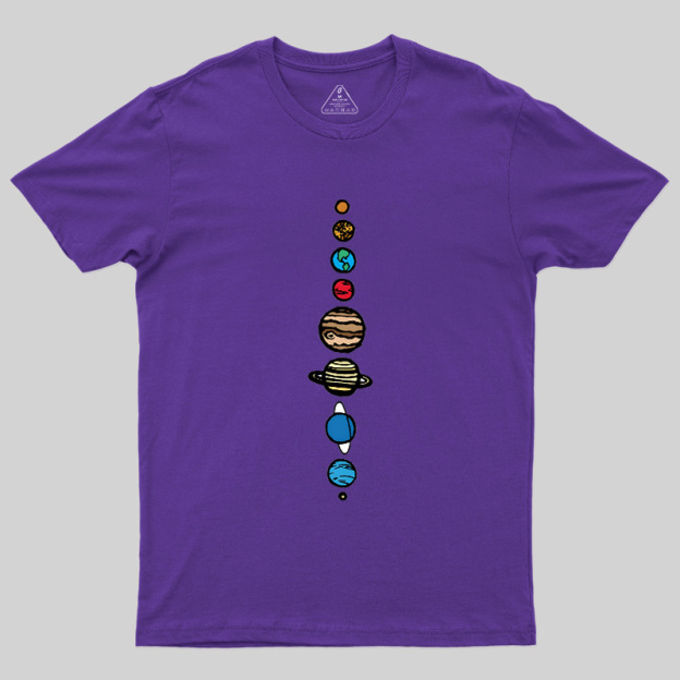 Space Nerd Planets Geek T-Shirt