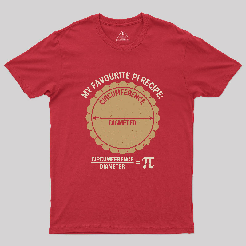 Favorite Pi Recipe Geek T-Shirt