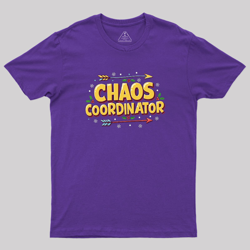 Chaos Coordinator Christmas Geek T-Shirt
