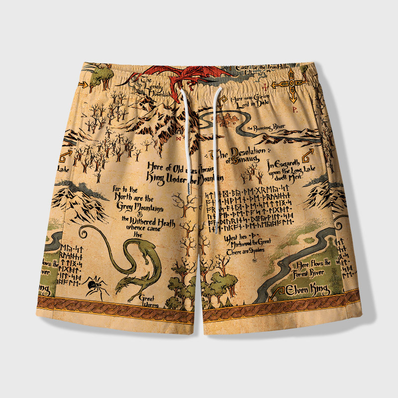 Geeksoutfit Geek Hawaiian Swim Trunks for Sale