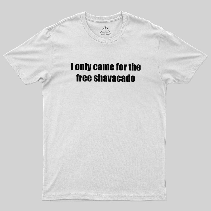 Free Shavacado Geek T-Shirt