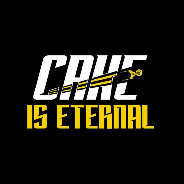 Cake Is Eternal Geek T-Shirt