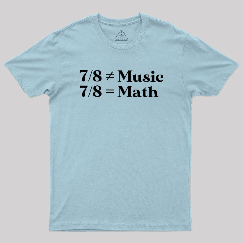 Music and Math Geek T-Shirt