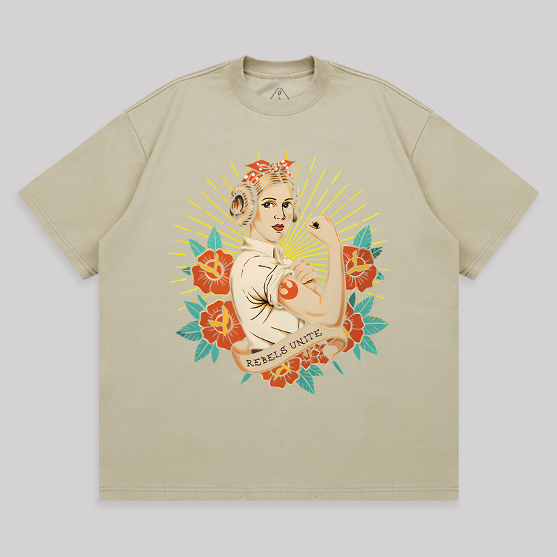 Rebels Unite Unisex Oversized T-shirt
