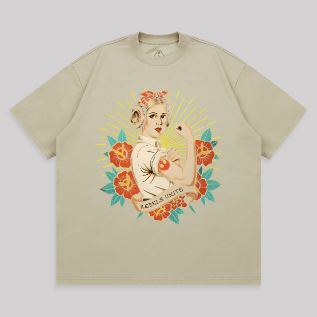 Rebels Unite Unisex Oversized T-shirt