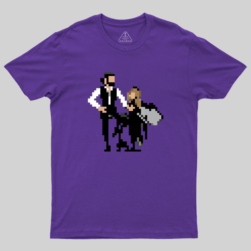 Pixel Rumors Fleet Rock Duo Graphic Geek T-Shirt