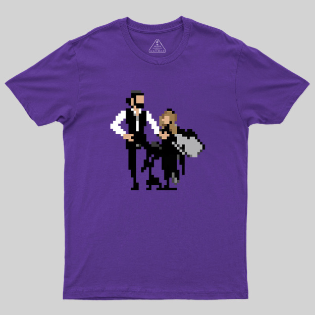 Pixel Rumors Fleet Rock Duo Graphic Geek T-Shirt