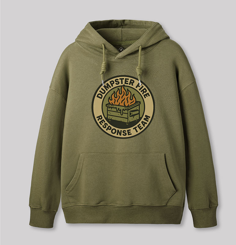 Dumpster Fire Response Team Geek Hoodie