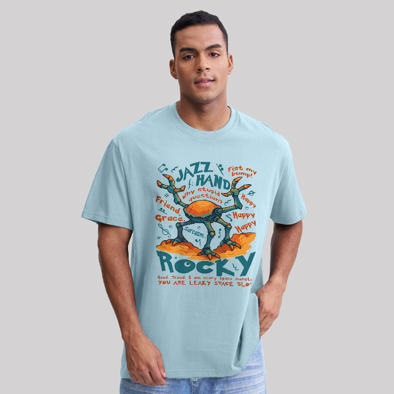 Rocky Jazz Hand Geek T-Shirt