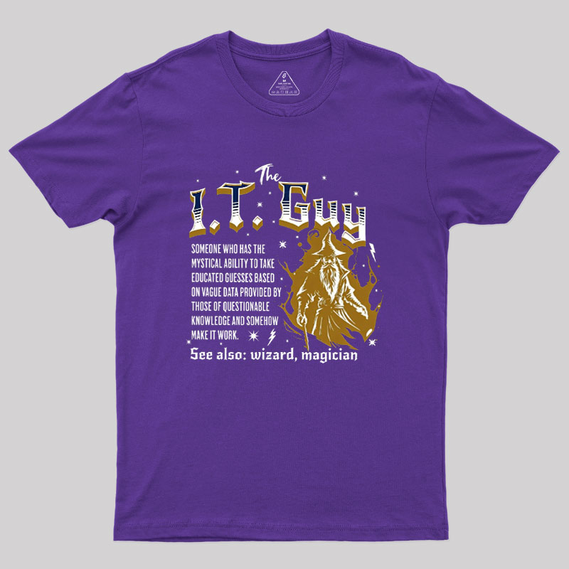IT Wizard Geek T-Shirt
