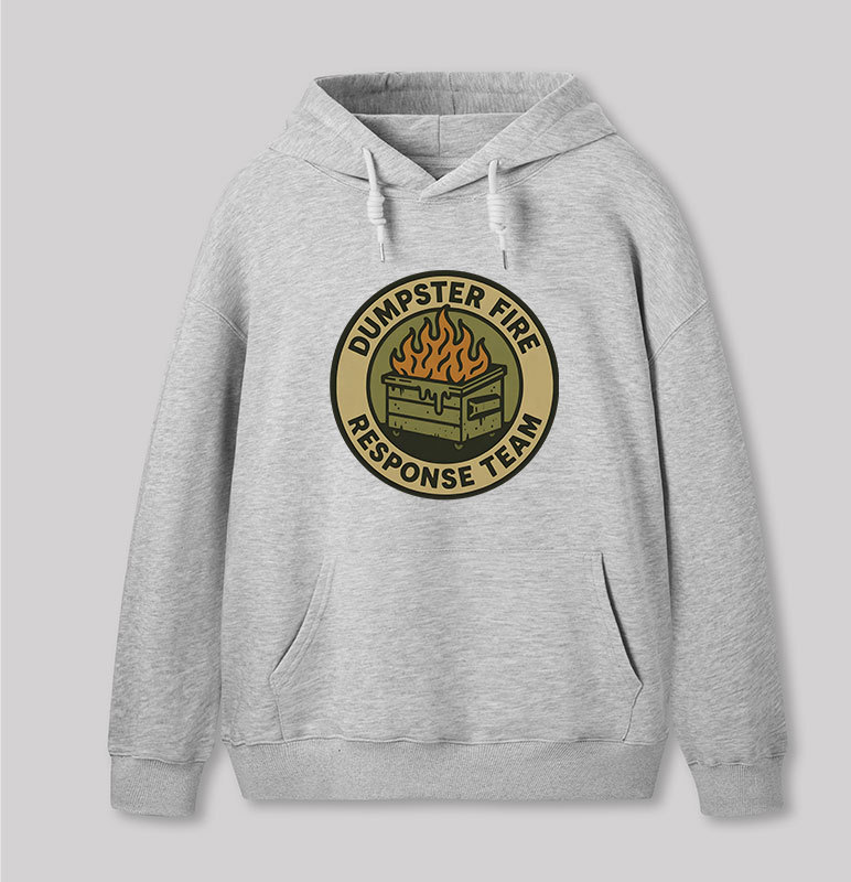 Dumpster Fire Response Team Geek Hoodie