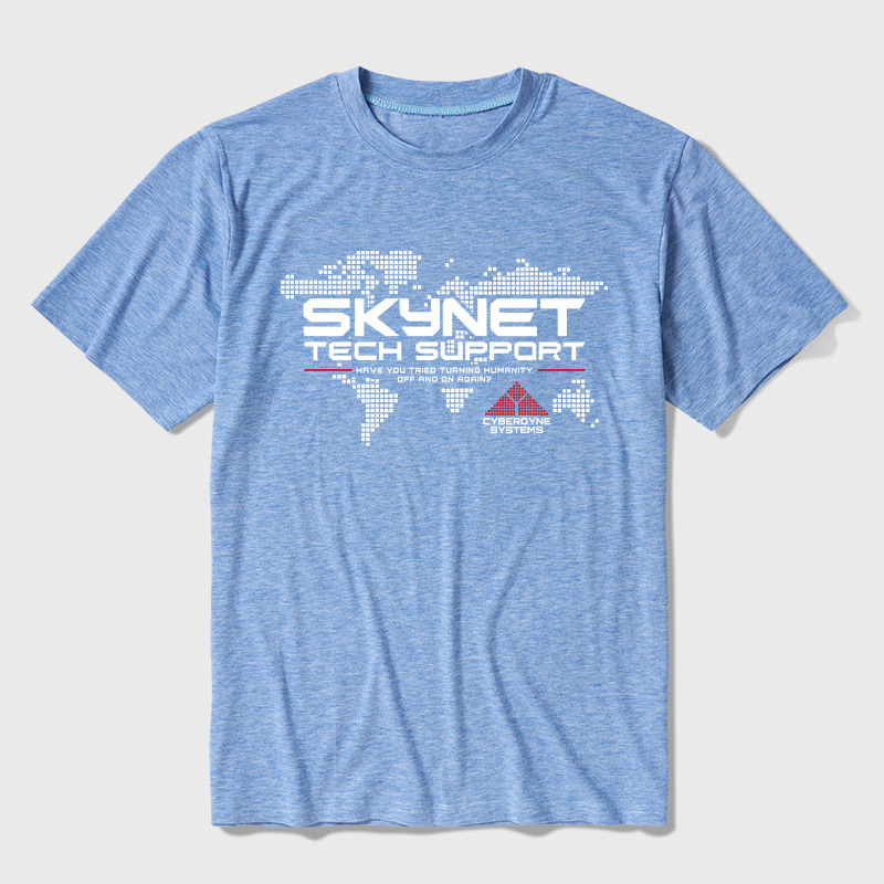 Skynet Tech Support Ultra Soft Heather Tee