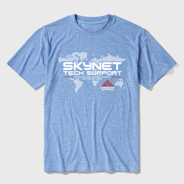 Skynet Tech Support Ultra Soft Heather Tee