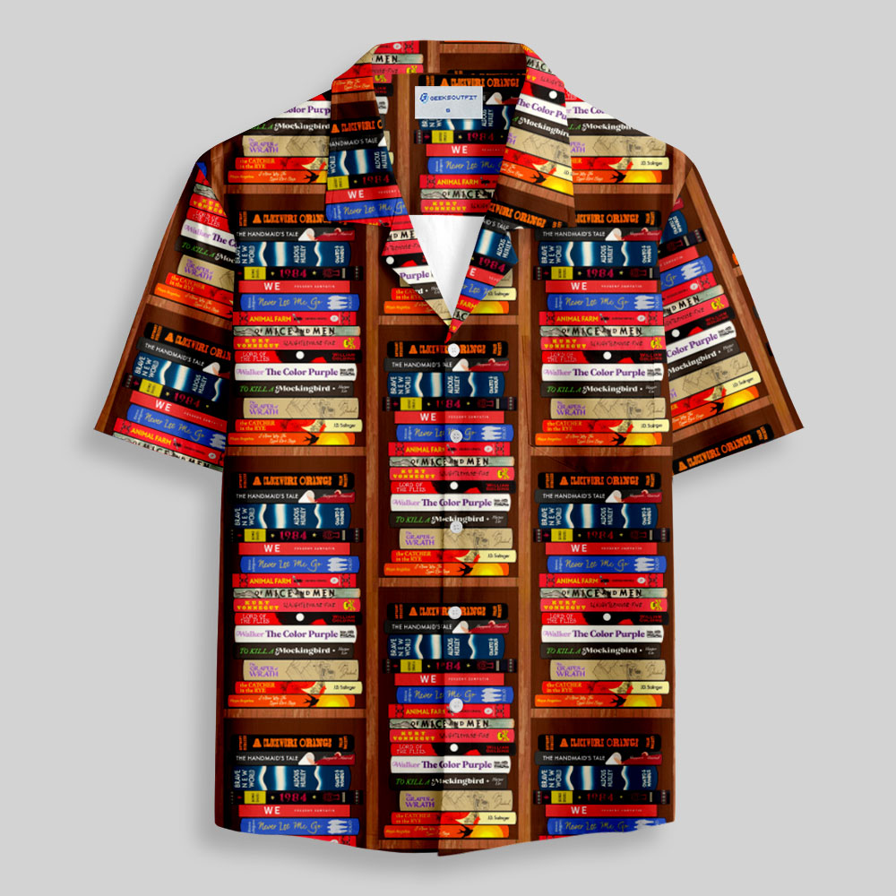 Dystopian Classics Button Up Pocket Shirt