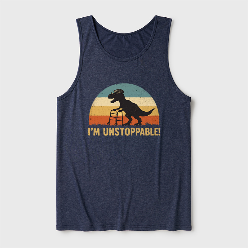 I'm Unstoppable Ultra Soft Heather Tank