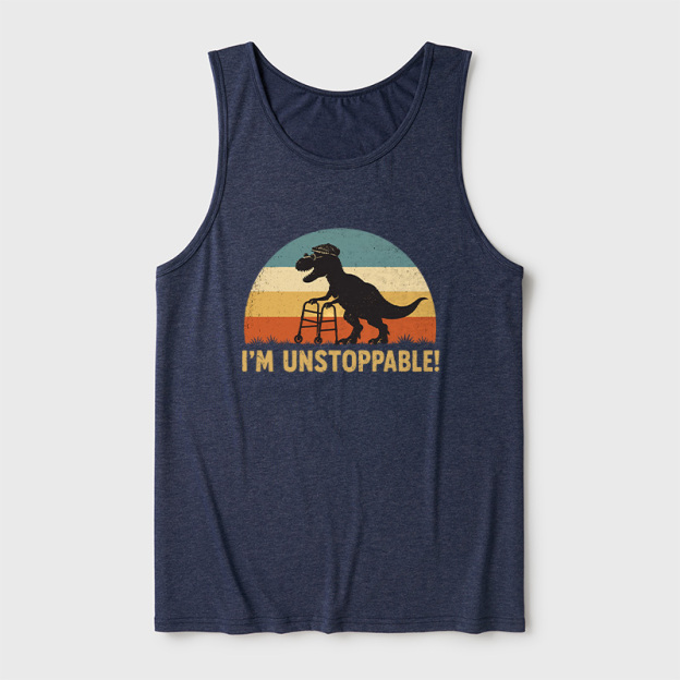 I'm Unstoppable Ultra Soft Heather Tank