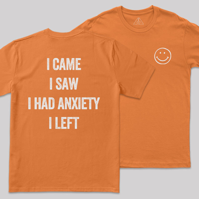 Social Anxiety Chronicles Front and Back Printing Geek T-Shirt