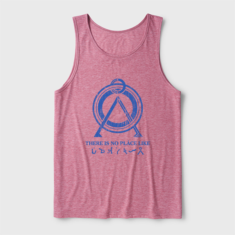 There Is No Place Like Home Vintage Stargate Ultra Soft Heather Tank