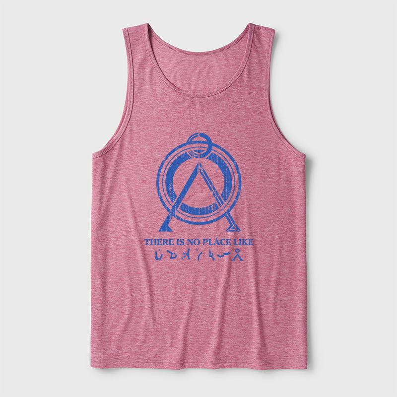 There Is No Place Like Home Vintage Stargate Ultra Soft Heather Tank