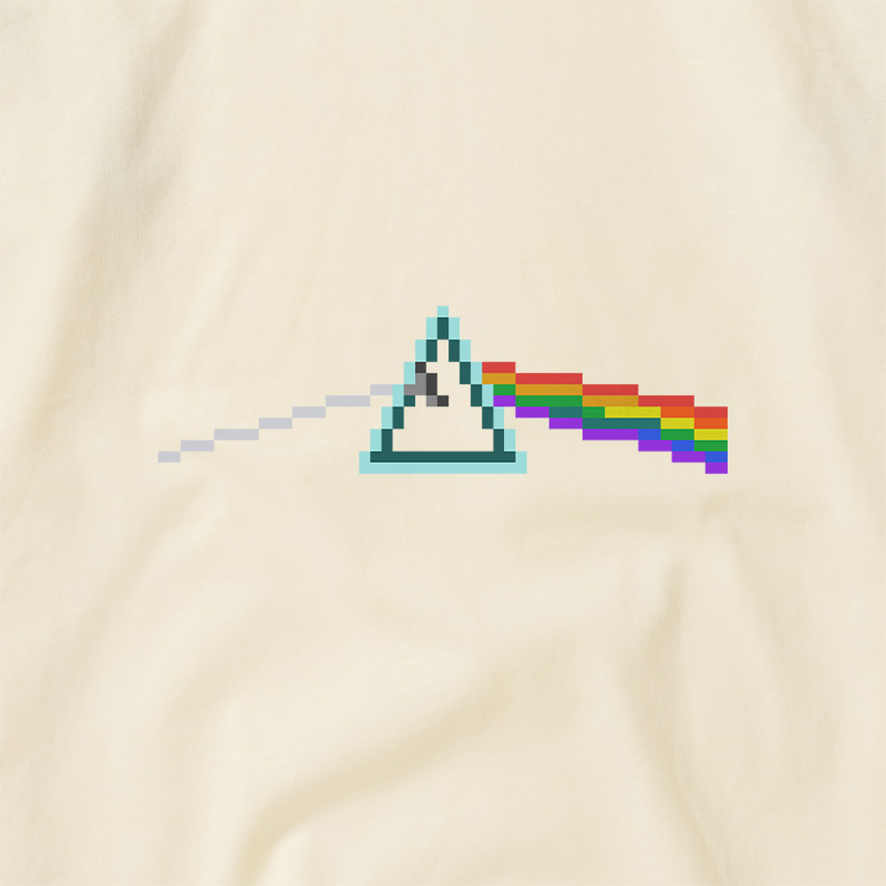 The Dark Side of 8-Bit Geek Retro Raglan T-Shirt
