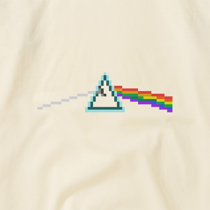 The Dark Side of 8-Bit Geek Retro Raglan T-Shirt