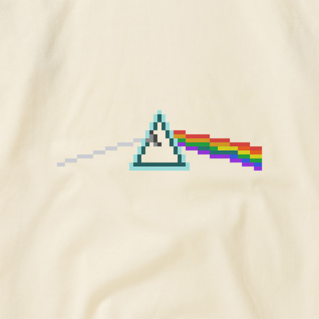 The Dark Side of 8-Bit Geek Retro Raglan T-Shirt