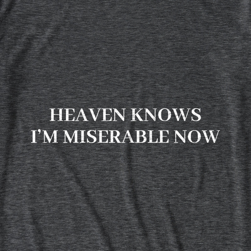 The Smiths Ultra Soft Heather Tees