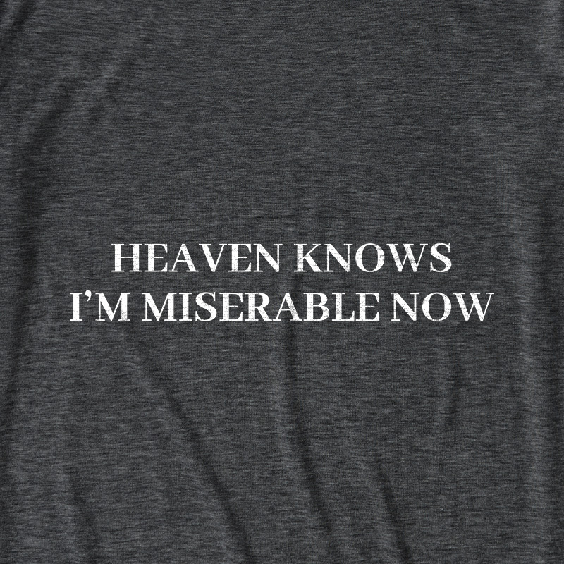 The Smiths Ultra Soft Heather Tees