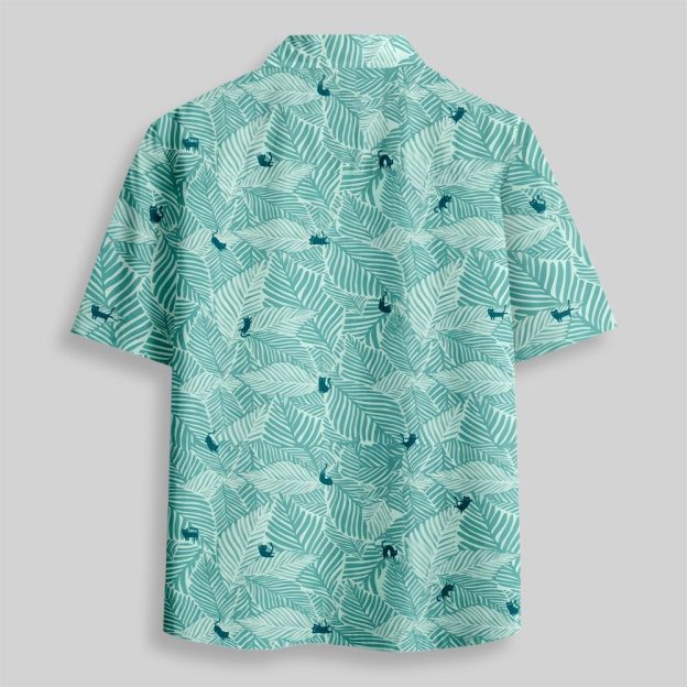 Jungle Cats Button Up Pocket Shirt
